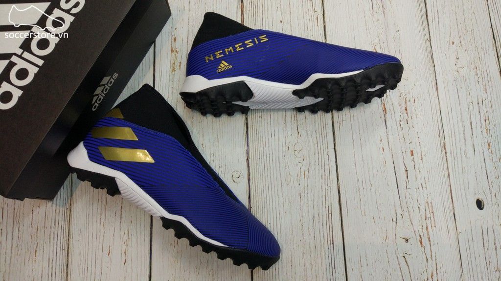 adidas nemeziz 19.3 laceless blue and gold